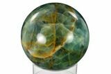 Polished Green Fluorite Sphere - Madagascar #159667-1